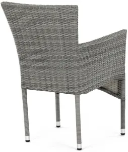 AUTRONIC záhradná stolička AZC-S2118 GREY sivá, polyratan