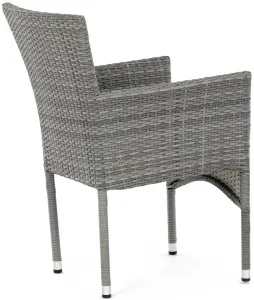 AUTRONIC záhradná stolička AZC-S2118 GREY sivá, polyratan