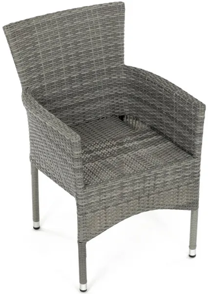 AUTRONIC záhradná stolička AZC-S2118 GREY sivá, polyratan