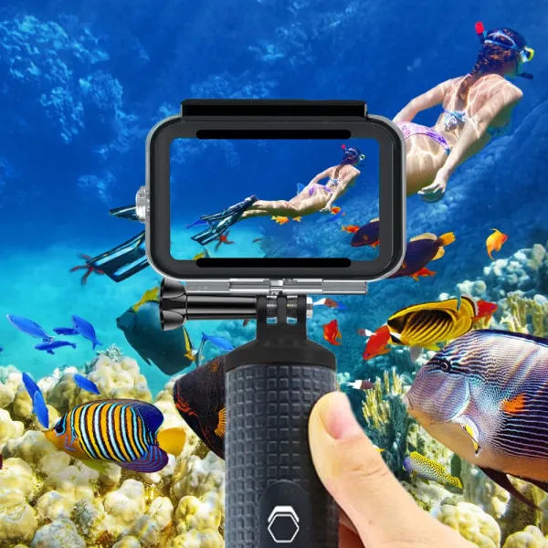 Tech-Protect GA200 vodotesné puzdro na GoPro Hero 9 / 10 / 11 / 12 / 13, priesvitné