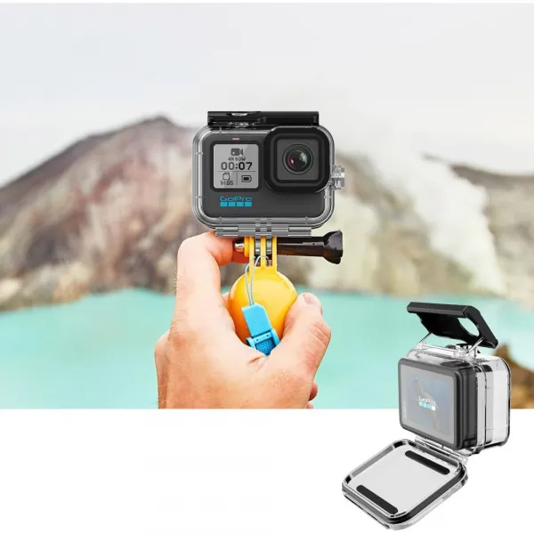 Tech-Protect GA200 vodotesné puzdro na GoPro Hero 9 / 10 / 11 / 12 / 13, priesvitné