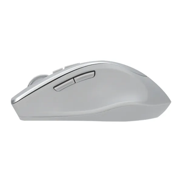 ASUS WT425/Ergonomická/Optická/Pro praváky/1 600 DPI/Bezdrátové USB/Stříbrná