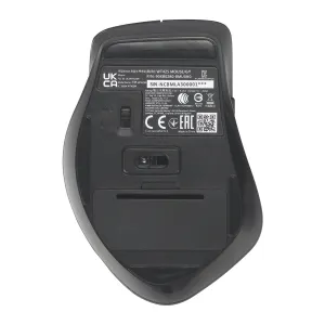 ASUS WT425/Ergonomická/Optická/Pro praváky/1 600 DPI/Bezdrátové USB/Šedá