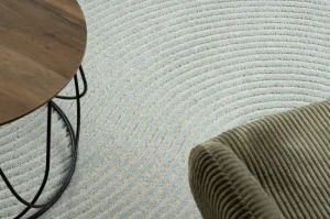 Koberec FLUX OSTA 461.67.AE500 modrý / krémový ovál