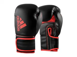 adidas Boxerské rukavice Hybrid 80 (čierna/červená, 14 OZ)