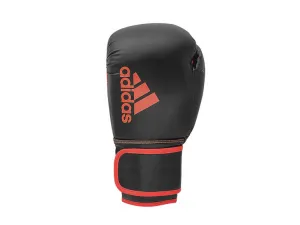 adidas Boxerské rukavice Hybrid 80 (čierna/červená, 14 OZ)