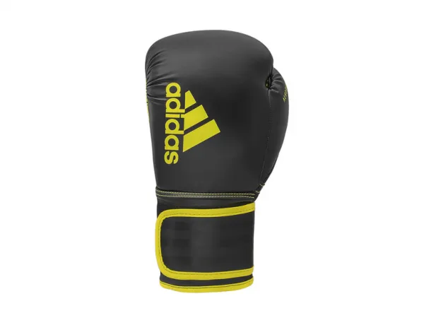 adidas Boxerské rukavice Hybrid 80 (čierna/žltá, 12 OZ)
