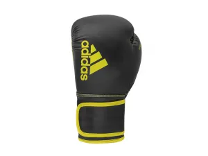 adidas Boxerské rukavice Hybrid 80 (čierna/žltá, 12 OZ)