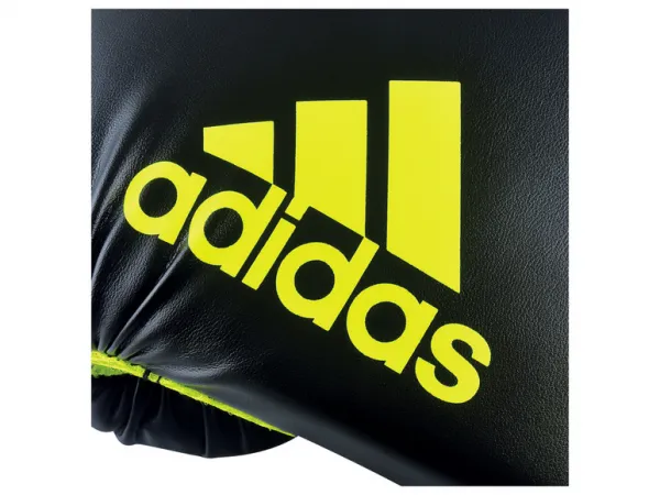 adidas Boxerské rukavice Hybrid 80 (čierna/žltá, 12 OZ)