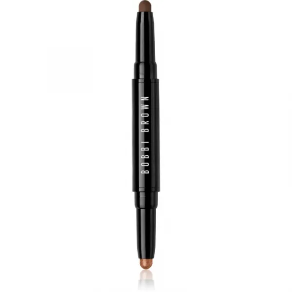 Bobbi Brown Long-Wear Dual-Ended Cream Shadow Stick očné tiene v ceruzke duo odtieň Milk Chocolate / Midnight Brown 1.6 g
