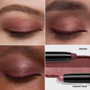 Bobbi Brown Long-Wear Dual-Ended Cream Shadow Stick očné tiene v ceruzke duo odtieň Radiant Rose / Brazen 1.6 g
