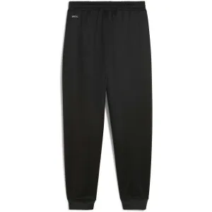 Puma ACTIVE SPORTS GRAPHIC POLY PANTS B Chlapčenské tepláky, čierna, veľkosť