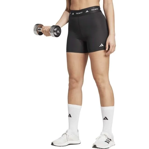 adidas TECHFIT SHORT SHORT Dámske krátke legíny, čierna, veľkosť XS 5"