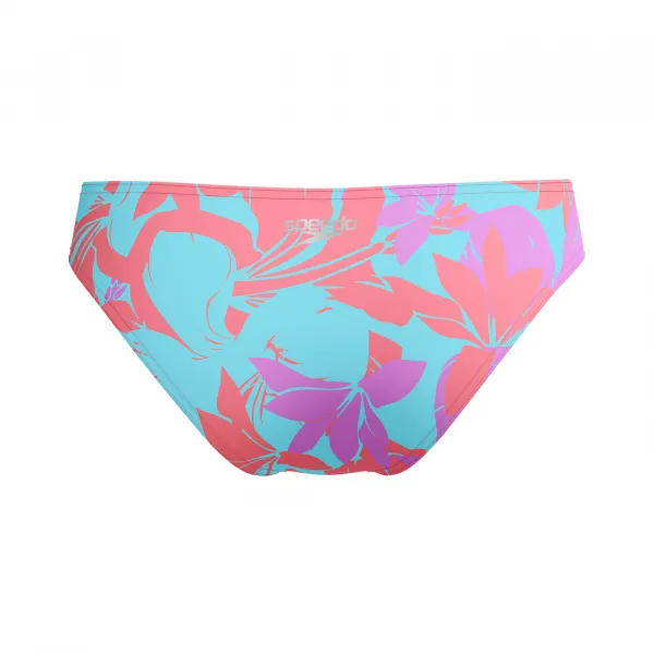 Speedo womens allover digital hipster brief - multi l - uk36