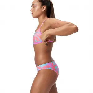Speedo womens allover digital hipster brief - multi l - uk36