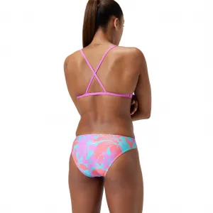 Speedo womens allover digital hipster brief - multi l - uk36