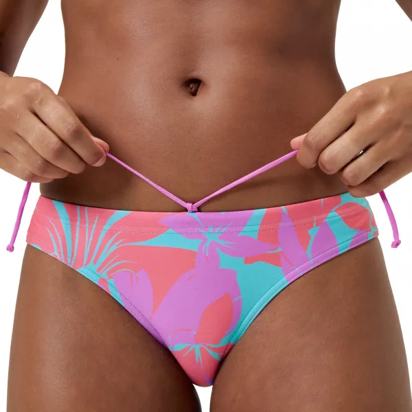 Speedo womens allover digital hipster brief - multi l - uk36