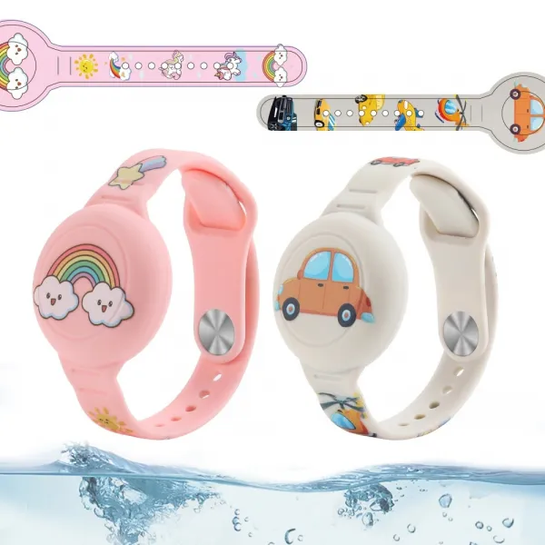Tech-Protect Smooth Kids remienok na Apple AirTag 1/2 2ks, farebný