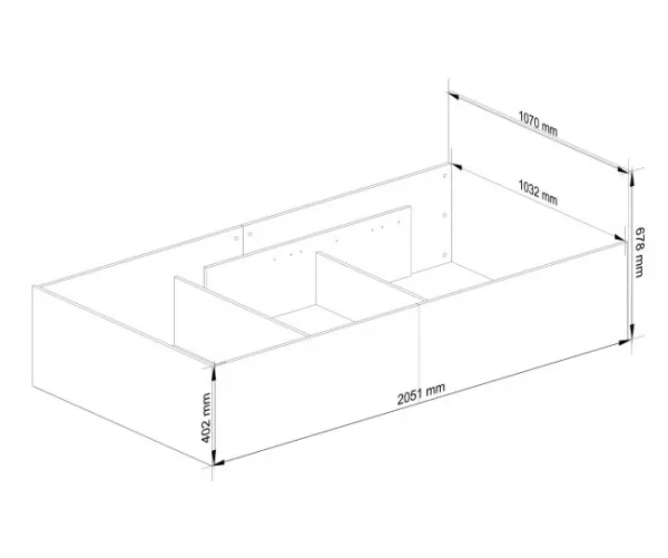 Ak furniture Posteľ CLP 100x200 cm s matracom a roštom dub sonoma