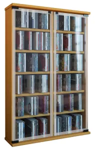 Regál na CD GALERIE š: 60cm buk