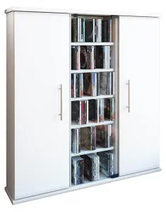 CD Regál Santo š: 86 cm biely