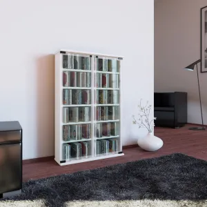 Regál na CD Galerie š: 60 cm biely