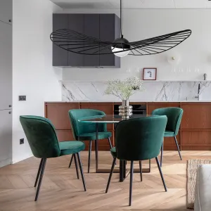 TooLight Stropné svietidlo LED Aza 60 cm čierne