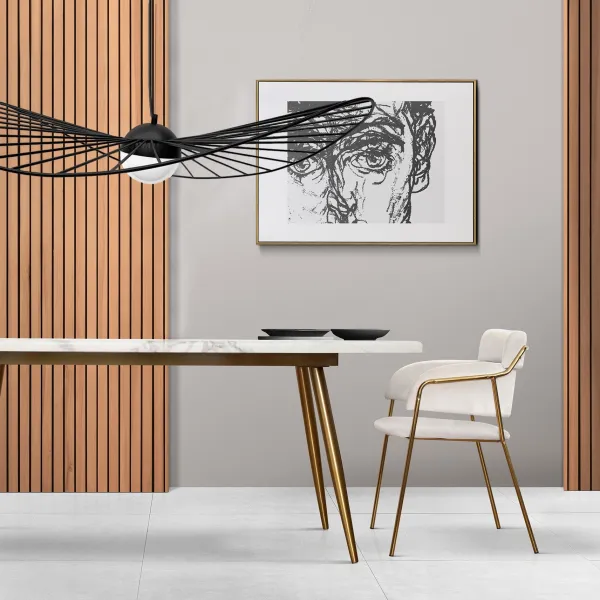 TooLight Stropné svietidlo LED Aza 60 cm čierne