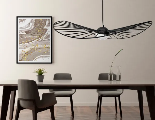 TooLight Stropné svietidlo LED Aza 60 cm čierne