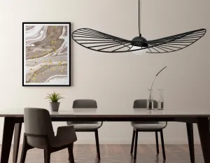 TooLight Stropné svietidlo LED Aza 60 cm čierne