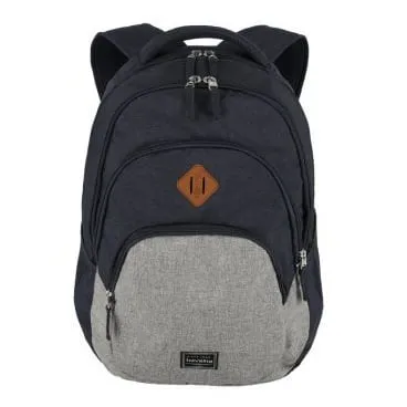 Batoh na notebook Travelite Basics Backpack Melange Navy/grey