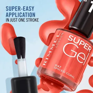 Rimmel Super Gel gélový lak na nechty bez použitia UV/LED lampy odtieň 060 In The Clouds 12 ml
