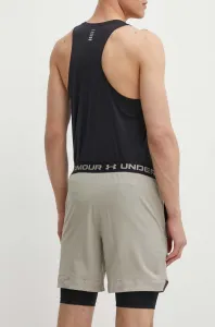 Tréningové šortky Under Armour Vanish pánske, béžová farba