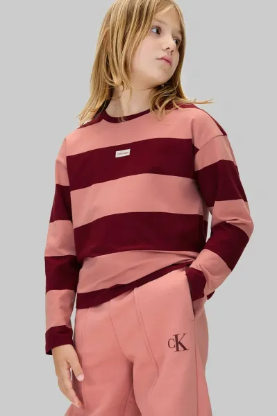 Detské bavlnené tepláky Calvin Klein Jeans