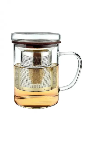 Mondex Skleněná čajová konvice PETER 400 ml čirá