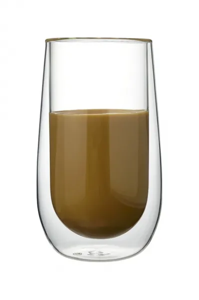 Allesken Sada 2 ks skleněných hrnků PETER EASY 400 ml čirá