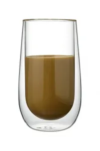 Allesken Sada 2 ks skleněných hrnků PETER EASY 400 ml čirá