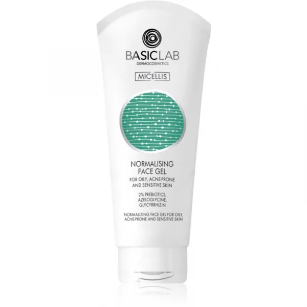 BasicLab Dermocosmetics Micellis normalizujúci čistiaci gel pre mastnú pleť so sklonom k akné 100 ml