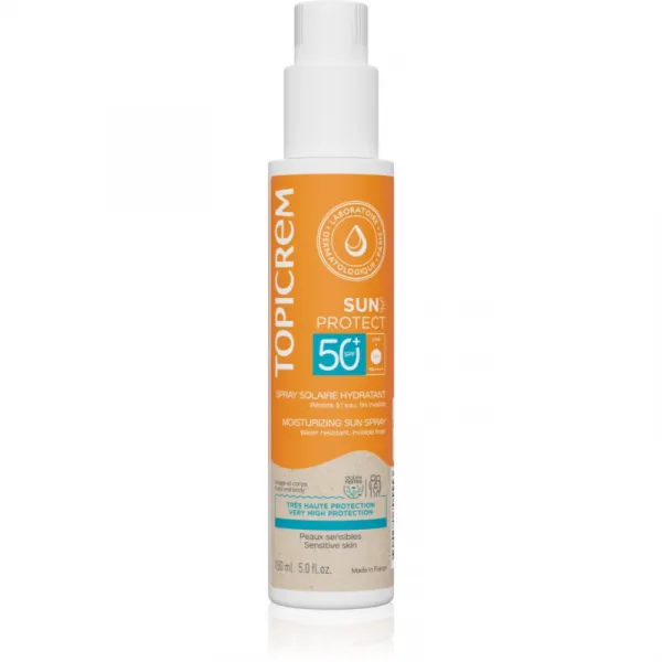 Topicrem Sun Protect Moisturizing Sun Spray ochranný sprej s hydratačným účinkom SPF 50+ 150 ml