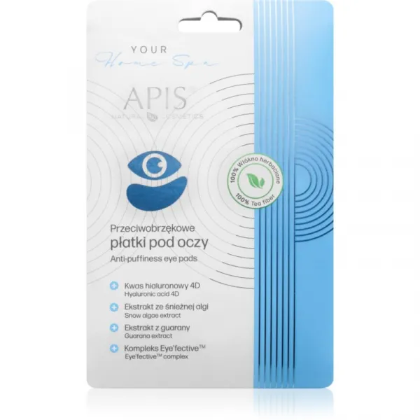 Apis Natural Cosmetics Home Spa očná maska proti opuchom a tmavým kruhom 1 pár