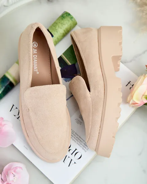Resti Eco suede women's moccasins Zeremi