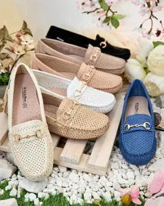 Resti Women's openwork moccasins Mill
