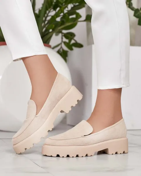 Resti Eco suede women's moccasins Zeremi
