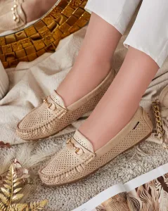 Resti Women's openwork moccasins Mill