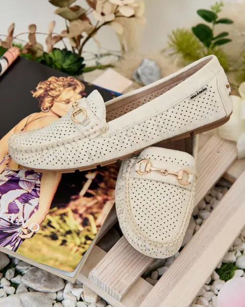Resti Women's openwork moccasins Mill