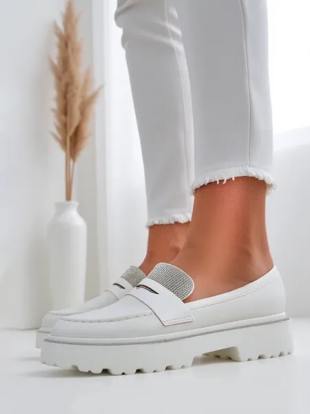 Resti Women's moccasins with rhinestones Vinness