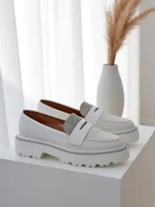 Resti Women's moccasins with rhinestones Vinness