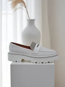 Resti Women's moccasins with rhinestones Vinness