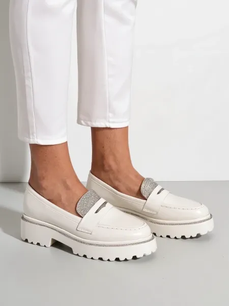 Resti Women's moccasins with rhinestones Vinness