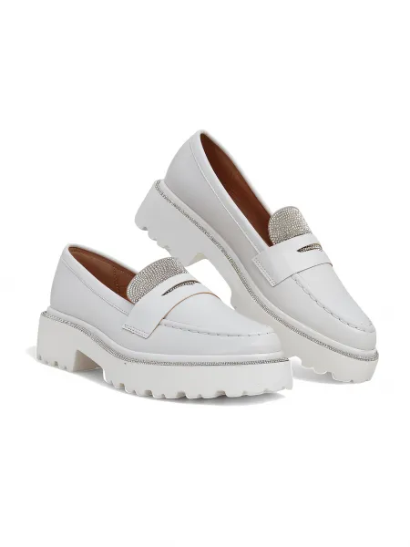 Resti Women's moccasins with rhinestones Vinness